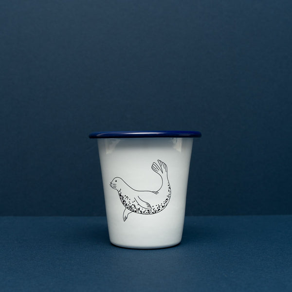 Grey Seal Enamel Tumbler