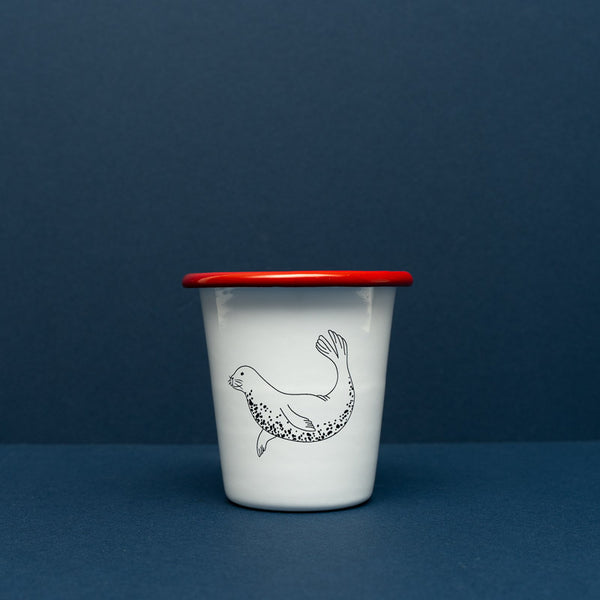 Grey Seal Enamel Tumbler