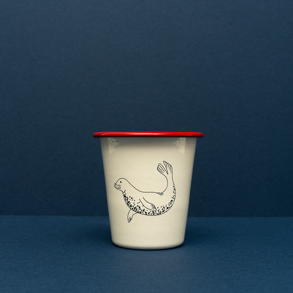 Grey Seal Enamel Tumbler