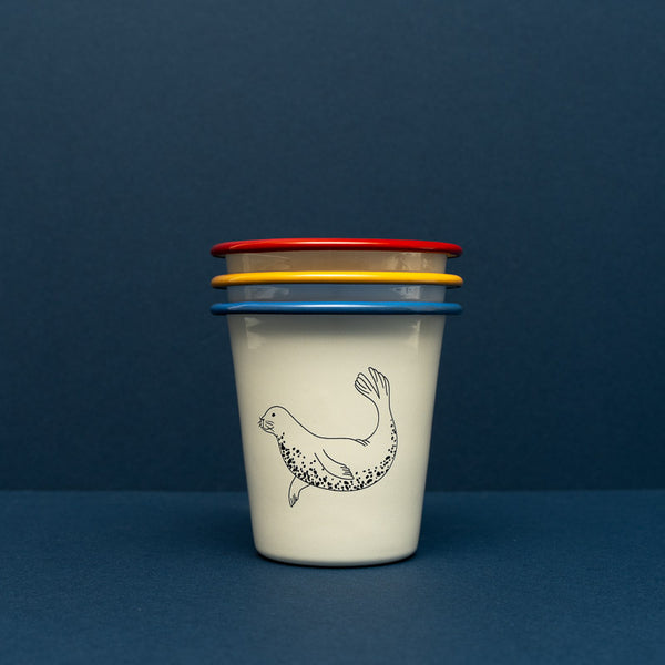 Grey Seal Enamel Tumbler